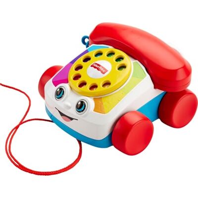 Fisher-Price Mijn baby speelgoed mobiele telefoon, roterende dummy wijzerplaat, voor het leren van cijfers en kleuren, 12 maanden en ouder, FGW66 Fisher-Price Mijn baby speelgoed mobiele telefoon, roterende dummy wijzerplaat, voor het leren van cijfers en kleuren, 12 maanden en ouder, FGW66