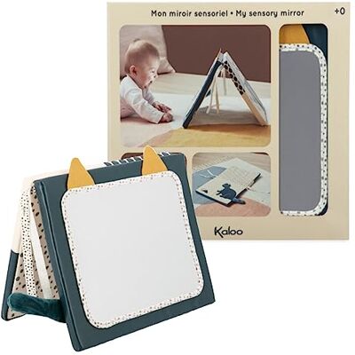 KALOO Stimuli Mijn tweezijdige sensorische spiegel Sensorisch babyspel 4 verschillende zijden Ontwikkelt zicht en eigenaardigheden Vanaf de geboorte, K227001 KALOO Stimuli Mijn tweezijdige sensorische spiegel Sensorisch babyspel 4 verschillende zijden Ontwikkelt zicht en eigenaardigheden Vanaf de geboorte, K227001
