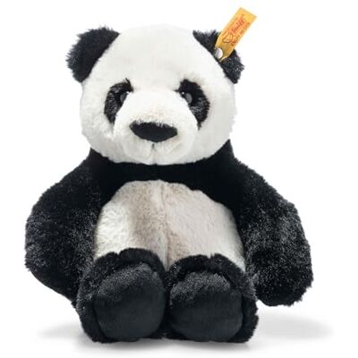 Steiff 75650 Soft Cuddly Friends Ming Panda Knuffel voor kinderen, zacht en wasbaar knuffeldier (075650), wit/zwart, 27 cm Steiff 75650 Soft Cuddly Friends Ming Panda Knuffel voor kinderen, zacht en wasbaar knuffeldier (075650), wit/zwart, 27 cm
