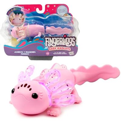 Bizak Fingerlings Axolot 61853142 Ajolot roze met meer dan 50 geluiden en reacties, weet wanneer het in je hand ligt en raad je stemming Bizak Fingerlings Axolot 61853142 Ajolot roze met meer dan 50 geluiden en reacties, weet wanneer het in je hand ligt en raad je stemming