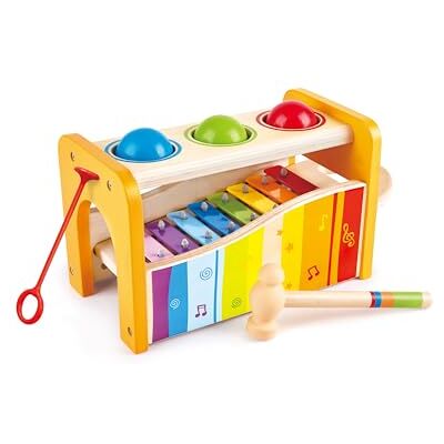 Hape hamerbank, met afneembare xylofoon, gemaakt van duurzaam hout, bekroond muziekspeelgoed, multifunctionele en levendige kleuren Hape hamerbank, met afneembare xylofoon, gemaakt van duurzaam hout, bekroond muziekspeelgoed, multifunctionele en levendige kleuren