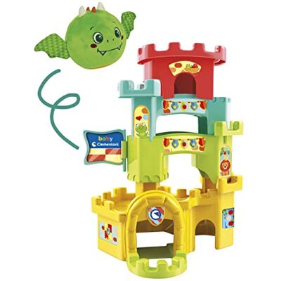 Clementoni Soft Little Dragon in The Ball Drop Castle 80514 babyspeelgoed 10 maanden (Italiaans, Engels, Frans, Duits, Spaans, Nederlands, Pools) Clementoni Soft Little Dragon in The Ball Drop Castle 80514 babyspeelgoed 10 maanden (Italiaans, Engels, Frans, Duits, Spaans, Nederlands, Pools)