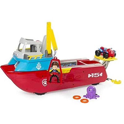 Paw Patrol 6037846 Sea Patroller Schip Met Ryder Figuur Paw Patrol 6037846 Sea Patroller Schip Met Ryder Figuur