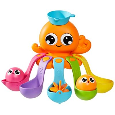 Toomies TOMY Poulpy 7-in-1 badactiviteiten, badspeelgoed voor baby's, badspeelgoed voor kinderen om in het water te spelen, grappige badaccessoires, geschikt voor kinderen vanaf 18 maanden, 2,3 en 4 jaar Toomies TOMY Poulpy 7-in-1 badactiviteiten, badspeelgoed voor baby's, badspeelgoed voor kinderen om in het water te spelen, grappige badaccessoires, geschikt voor kinderen vanaf 18 maanden, 2,3 en 4 jaar