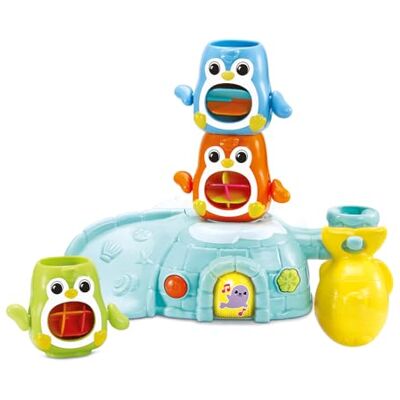 VTech Baby Pinguïns badspeelgoed, 80-572105, meerkleurig VTech Baby Pinguïns badspeelgoed, 80-572105, meerkleurig