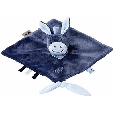Nattou Alex knuffeldier ezel, 27 x 27 cm, Alex en Bibou, blauw Nattou Alex knuffeldier ezel, 27 x 27 cm, Alex en Bibou, blauw