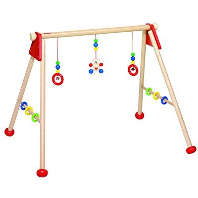 Heimess rammelaar, baby-gym, hartbeer, 63 x 53 x 55 cm Heimess rammelaar, baby-gym, hartbeer, 63 x 53 x 55 cm
