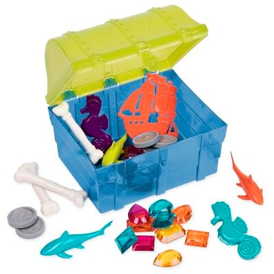 Battat Piratenduikset – assortiment van 27 zwembadspeelgoed in een schattenjacht aan het zwembad voor kinderen (28 stuks) Battat Piratenduikset – assortiment van 27 zwembadspeelgoed in een schattenjacht aan het zwembad voor kinderen (28 stuks)