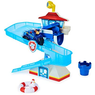 Paw Patrol Avonturenbaai-badspeelset met lichtgevend Chase-voertuig Paw Patrol Avonturenbaai-badspeelset met lichtgevend Chase-voertuig