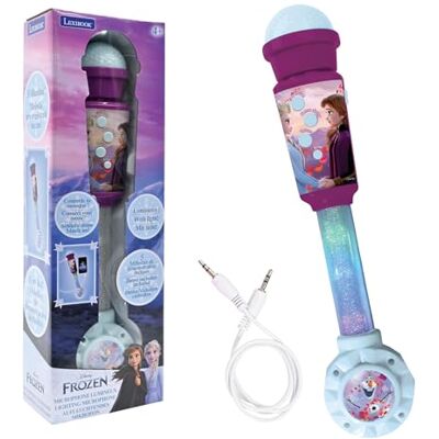 Lexibook , Frozen MIC90FZLXB Verlichtingsmicrofoon voor kinderen, muziekspeelgoed, geïntegreerde luidspreker, lichteffecten, AUX-kabelaansluiting, paars/blauw, MIC90FZLXB Lexibook , Frozen MIC90FZLXB Verlichtingsmicrofoon voor kinderen, muziekspeelgoed, geïntegreerde luidspreker, lichteffecten, AUX-kabelaansluiting, paars/blauw, MIC90FZLXB