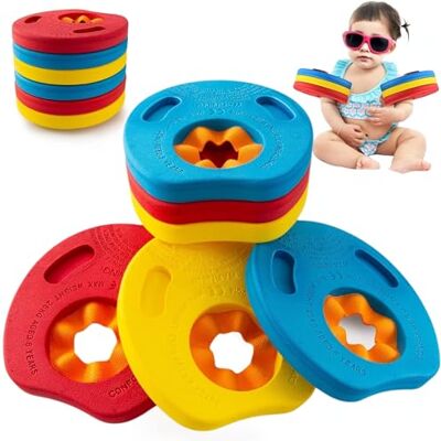 Aquadelos Evolutionaire mouwen voor baby's en kinderen, veilige en verstelbare zwemmouwen, perfect om te leren zwemmen, EVA- of kurkmouwen voor beter drijfvermogen Aquadelos Evolutionaire mouwen voor baby's en kinderen, veilige en verstelbare zwemmouwen, perfect om te leren zwemmen, EVA- of kurkmouwen voor beter drijfvermogen