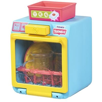 Toomies Tomy Mijn vaatwasser Rigol'Water – interactief badspeelgoed voor baby's – vaatwasser met accessoires – leren, motoriek en fantasie – vanaf 18 maanden Toomies Tomy Mijn vaatwasser Rigol'Water – interactief badspeelgoed voor baby's – vaatwasser met accessoires – leren, motoriek en fantasie – vanaf 18 maanden