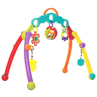 Playgro Opvouwbare speelboog, met afneembaar speelgoed, vanaf de geboorte, Junyju Fold and Go Activitiy Playgym, meerkleurig, 40173 Playgro Opvouwbare speelboog, met afneembaar speelgoed, vanaf de geboorte, Junyju Fold and Go Activitiy Playgym, meerkleurig, 40173