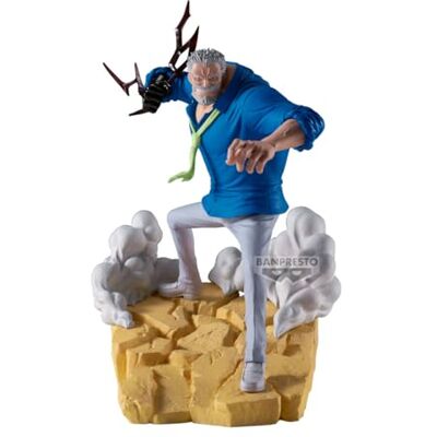 Banpresto Monkey D. GARP One Piece, Senkozekkei 19 cm, BP29761P, meerkleurig, verzamelfiguur, ideaal voor anime-fans Banpresto Monkey D. GARP One Piece, Senkozekkei 19 cm, BP29761P, meerkleurig, verzamelfiguur, ideaal voor anime-fans