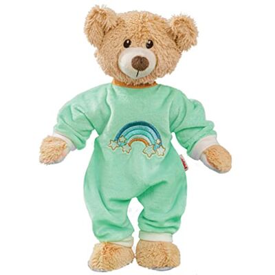 Heless Pluche speelgoed Teddy Dreamy 85 met rompertje van zacht fluweel mint, ca. 32 cm om van te houden en als speelmetgezel voor baby's en peuters, bruin Heless Pluche speelgoed Teddy Dreamy 85 met rompertje van zacht fluweel mint, ca. 32 cm om van te houden en als speelmetgezel voor baby's en peuters, bruin
