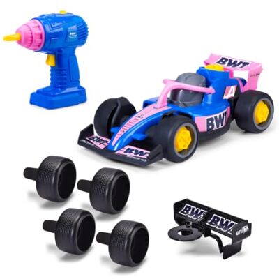 Dickie Toys ABC Build-A-Formula Racer Alpine F1 schroefauto, 25 cm Dickie Toys ABC Build-A-Formula Racer Alpine F1 schroefauto, 25 cm