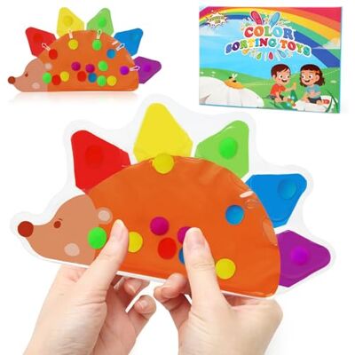 TonStyle Montessori sensorisch speelgoed voor kinderen, autisme, egel, cadeaus voor kinderen met ADHD, wiskundige vaardigheidsspelletjes TonStyle Montessori sensorisch speelgoed voor kinderen, autisme, egel, cadeaus voor kinderen met ADHD, wiskundige vaardigheidsspelletjes