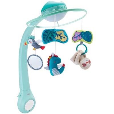 INFANTINO Mobiele Muzikale Projector 3-in-1 Mobiel Converteerbaar Babynachtlampje Licht en projector Wekkermodus voor simulatie van daglicht 6 Melodieën 4 Natuurgeluiden Blauw INFANTINO Mobiele Muzikale Projector 3-in-1 Mobiel Converteerbaar Babynachtlampje Licht en projector Wekkermodus voor simulatie van daglicht 6 Melodieën 4 Natuurgeluiden Blauw