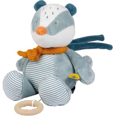 Nattou Dusty Blue 595049 muzikaal knuffeldier Nattou Dusty Blue 595049 muzikaal knuffeldier