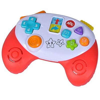 Simba ABC Game Controller/speelt over 20 verschillende Töne Tiergeräusche en melodian 104010017 speelt meer geluiden en melodieën, meerkleurig, groot Simba ABC Game Controller/speelt over 20 verschillende Töne Tiergeräusche en melodian 104010017 speelt meer geluiden en melodieën, meerkleurig, groot