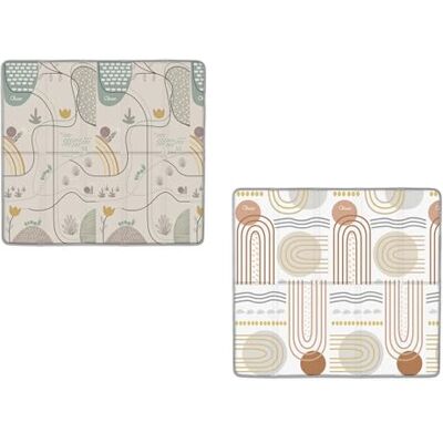 Chicco Speelmat voor kinderen, 2-in-1, extra groot, 200 x 180 cm, dikte 1,3 cm, extra zacht, dubbelzijdig, met dieren en vormen, speelmat voor pasgeborenen, spelletjes voor pasgeborenen, zacht en Chicco Speelmat voor kinderen, 2-in-1, extra groot, 200 x 180 cm, dikte 1,3 cm, extra zacht, dubbelzijdig, met dieren en vormen, speelmat voor pasgeborenen, spelletjes voor pasgeborenen, zacht en