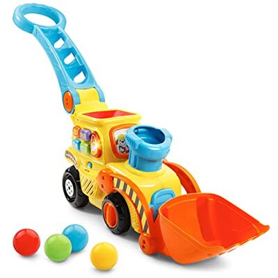 VTech Bulldozer Pop-a-Balls Push & Pop Geel VTech Bulldozer Pop-a-Balls Push & Pop Geel