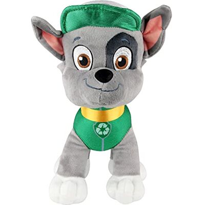 Paw Patrol P:os 76966 Rocky pluche dier om te spelen en te knuffelen, ideaal als cadeau voor jongens en meisjes, 27,5 cm Paw Patrol P:os 76966 Rocky pluche dier om te spelen en te knuffelen, ideaal als cadeau voor jongens en meisjes, 27,5 cm
