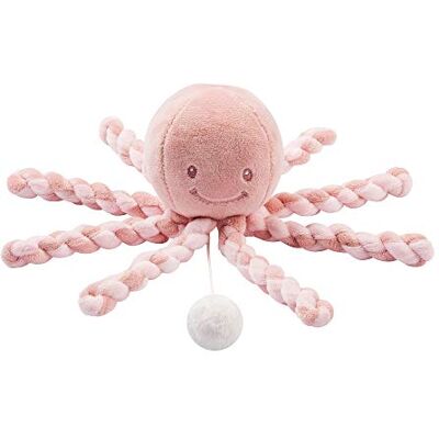Nattou Lapidou, muziekknuffel, melodie "La-Le-Lu", voor pasgeborenen en vroeggeboren baby's, 23 cm, Lapidou, oudroze/lichtroze Nattou Lapidou, muziekknuffel, melodie "La-Le-Lu", voor pasgeborenen en vroeggeboren baby's, 23 cm, Lapidou, oudroze/lichtroze