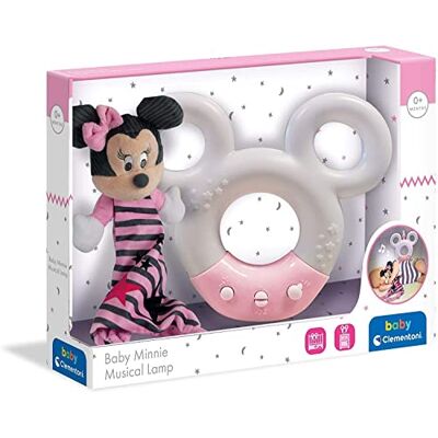 Clementoni Disney Baby Minnie-Sound & Color nachtlamp, witte geluiden en muziek, 0 maanden +, 17396 Clementoni Disney Baby Minnie-Sound & Color nachtlamp, witte geluiden en muziek, 0 maanden +, 17396