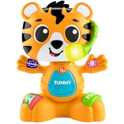 Mattel Fisher-Price Educatief speelgoed voor baby's en peuters Beat Band Tijger Justin Met geluiden en lichten Voor kinderen vanaf 9 maanden Duitse editie HYL31 Mattel Fisher-Price Educatief speelgoed voor baby's en peuters Beat Band Tijger Justin Met geluiden en lichten Voor kinderen vanaf 9 maanden Duitse editie HYL31