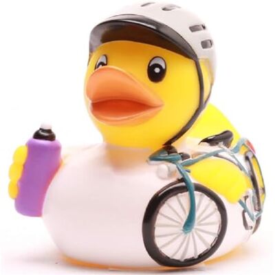 Duckshop Fietsbadeend Bano-eend Plastic eend L: 8 cm Duckshop Fietsbadeend Bano-eend Plastic eend L: 8 cm