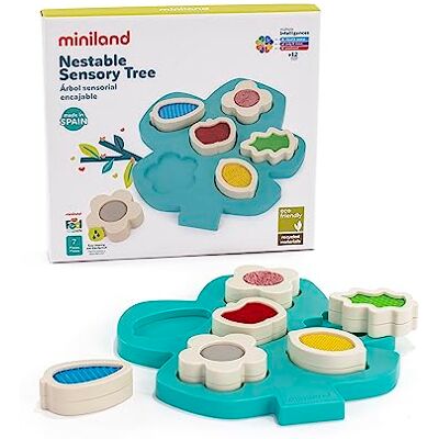 Miniland Zintuiglijk speelgoed voor baby's van 12 tot 24 maanden gemaakt in Spanje met gerecyclede en recyclebare materialen. Feel to Learn-collectie. Miniland Zintuiglijk speelgoed voor baby's van 12 tot 24 maanden gemaakt in Spanje met gerecyclede en recyclebare materialen. Feel to Learn-collectie.