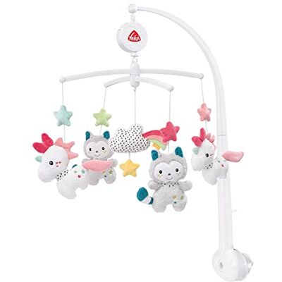 Fehn 057027 Aiko & Yuki-muziekmobiel, mobiel met zachte 'Mozart-lied' melodie en zachte speeltjes, met houder, voor baby's van 0 tot 5 maanden, grootte: Ø 40 cm, hoogte: 65 cm Fehn 057027 Aiko & Yuki-muziekmobiel, mobiel met zachte 'Mozart-lied' melodie en zachte speeltjes, met houder, voor baby's van 0 tot 5 maanden, grootte: Ø 40 cm, hoogte: 65 cm