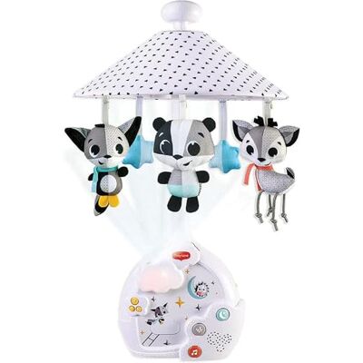 Tiny Love Mobiele Projector 3 in 1 Magische Nacht, Mobiele Projector voor Baby, Muzikale Mobiel voor Wieg met Kalmerend Nachtlampje, 9 Melodieën, Vanaf Geboorte, Zwart & Wit Mobile Musical pour Bébé, Dès la Naissance, Veilleuse Apaisante, 9 Mélodies, Pr Tiny Love Mobiele Projector 3 in 1 Magische Nacht, Mobiele Projector voor Baby, Muzikale Mobiel voor Wieg met Kalmerend Nachtlampje, 9 Melodieën, Vanaf Geboorte, Zwart & Wit Mobile Musical pour Bébé, Dès la Naissance, Veilleuse Apaisante, 9 Mélodies, Pr