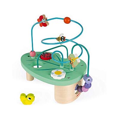 Janod Caterpillar and Co Looping Wooden Early Leerspeelgoed Educational Game Fine Motor Skills 12 maanden J08253 Janod Caterpillar and Co Looping Wooden Early Leerspeelgoed Educational Game Fine Motor Skills 12 maanden J08253