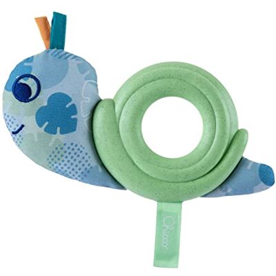 Chicco ECO+ Comfortabel babyspeelgoed slak Duurzaam babyspeelgoed, gerecycled kunststof, vanaf 3 maanden Chicco ECO+ Comfortabel babyspeelgoed slak Duurzaam babyspeelgoed, gerecycled kunststof, vanaf 3 maanden