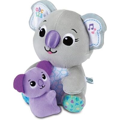 LeapFrog VTech Koala Knuffel- en kusjesfamilie, speelgoed voor baby's vanaf 9 maanden, interactieve pluche koala, leren van cijfers, letters en woorden, ESP-versie LeapFrog VTech Koala Knuffel- en kusjesfamilie, speelgoed voor baby's vanaf 9 maanden, interactieve pluche koala, leren van cijfers, letters en woorden, ESP-versie