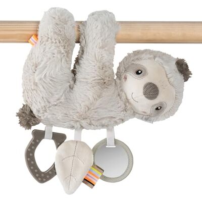 Fehn Activiteitenluiaard, motorisch speelgoed om op te hangen, voor kinderwagen, babybed en autostoel, voor bijten, grijpen en lawaai, voor baby's en kinderen vanaf 0 maanden Fehn Activiteitenluiaard, motorisch speelgoed om op te hangen, voor kinderwagen, babybed en autostoel, voor bijten, grijpen en lawaai, voor baby's en kinderen vanaf 0 maanden