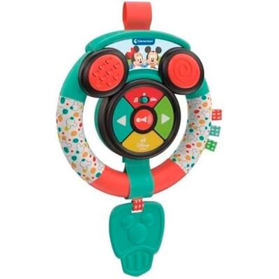Clementoni Disney 17557 Baby Zacht Stuurwiel voor Kinderen 6 Maanden, met Geluiden en Lichten, Educatief Educatief Spel, Stimuleert Manualiteit en Cognitieve Ontwikkeling, 17557 Clementoni Disney 17557 Baby Zacht Stuurwiel voor Kinderen 6 Maanden, met Geluiden en Lichten, Educatief Educatief Spel, Stimuleert Manualiteit en Cognitieve Ontwikkeling, 17557