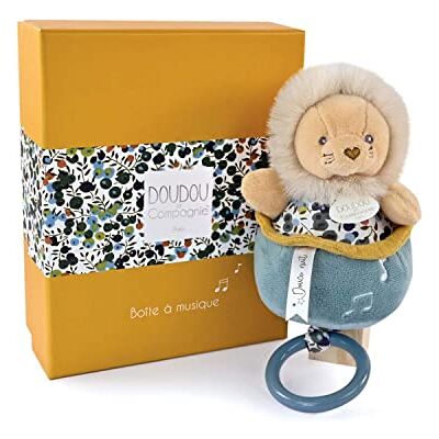 DOUDOU ET COMPAGNIE – PARIS – DOUDOU ET COMPAGNIE Muziekdoos pluche leeuw – 20 cm – stralend geel – collectie Boh'aime – rustgevende melodie – cadeau-idee voor geboorte met mooie geschenkdoos inbegrepen – DC4026 DOUDOU ET COMPAGNIE – PARIS – DOUDOU ET COMPAGNIE Muziekdoos pluche leeuw – 20 cm – stralend geel – collectie Boh'aime – rustgevende melodie – cadeau-idee voor geboorte met mooie geschenkdoos inbegrepen – DC4026