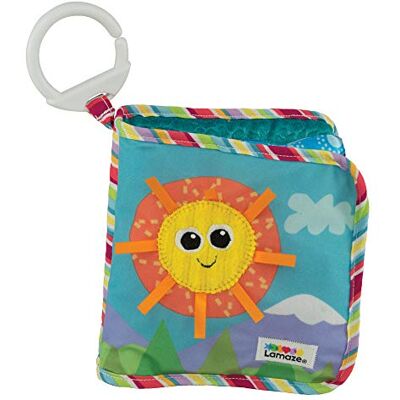 Lamaze Birth Discovery Classic Baby Soft Book met clip op het frame, gestructureerd sensorisch speelgoed in heldere kleuren, geschikt voor baby's jongens en meisjes van 0 tot 6 maanden Lamaze Birth Discovery Classic Baby Soft Book met clip op het frame, gestructureerd sensorisch speelgoed in heldere kleuren, geschikt voor baby's jongens en meisjes van 0 tot 6 maanden