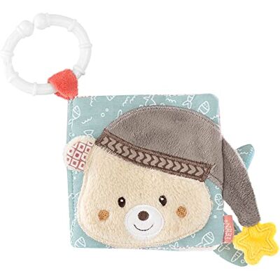 Fehn Bruno 060188 boek, zacht, bruno, van stof, met diermotieven, voor baby's en jongeren en kinderen, vanaf 0 maanden, afmetingen: 11 x 11 cm. Fehn Bruno 060188 boek, zacht, bruno, van stof, met diermotieven, voor baby's en jongeren en kinderen, vanaf 0 maanden, afmetingen: 11 x 11 cm.