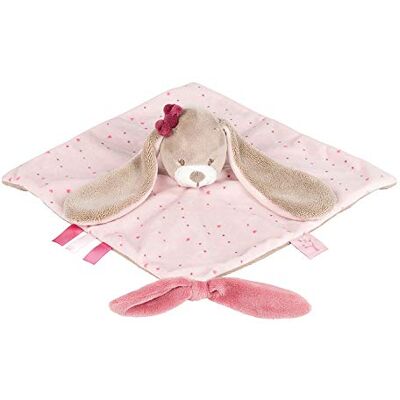 Nattou Knuffeldier konijn Nina, Nina, jade en Lili, 27 x 20 x 5 cm, beige/roze Nattou Knuffeldier konijn Nina, Nina, jade en Lili, 27 x 20 x 5 cm, beige/roze