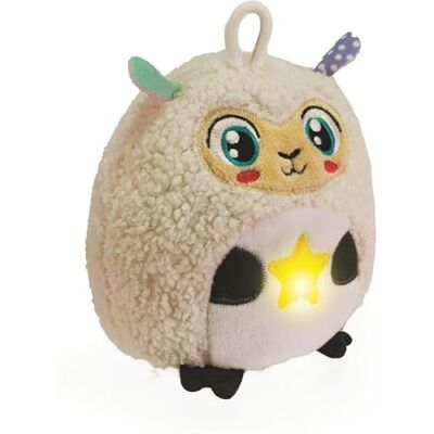 Clementoni Baby for You Twinkle Twinkle Little Sheep Nachtlampje voor kinderen, 0 maanden kinderspel + schaap met ontspannende lichten en geluiden, ondersteuning voor een rustige slaap Clementoni Baby for You Twinkle Twinkle Little Sheep Nachtlampje voor kinderen, 0 maanden kinderspel + schaap met ontspannende lichten en geluiden, ondersteuning voor een rustige slaap