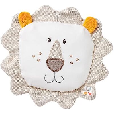 Fehn 056198 Druivenpitkussen Leeuw NATUR – bio-stoffen hoes met uitneembare warmtekoelzak – voor baby's en peuters vanaf 0 maanden – afmetingen: 19 x 19 cm Fehn 056198 Druivenpitkussen Leeuw NATUR – bio-stoffen hoes met uitneembare warmtekoelzak – voor baby's en peuters vanaf 0 maanden – afmetingen: 19 x 19 cm