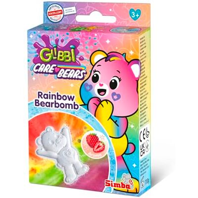 Simba Glibbi Care Bears Bearbomb badbommen met magisch kleureffect, 110 g, vanaf 3 jaar Simba Glibbi Care Bears Bearbomb badbommen met magisch kleureffect, 110 g, vanaf 3 jaar