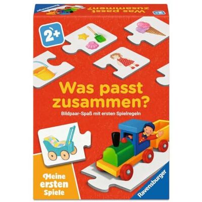 Ravensburger Wat past bij elkaar? Kinderspel vanaf 2 jaar: beeldpaarplezier met de eerste spelregels Ravensburger Wat past bij elkaar? Kinderspel vanaf 2 jaar: beeldpaarplezier met de eerste spelregels