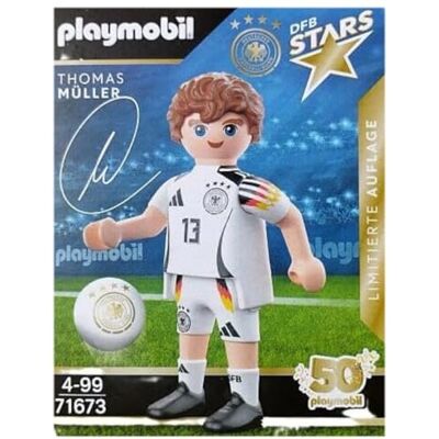 Playmobil DFB Stars spelersfiguren naar keuze Limited Edition voor Euro 2024 (71673 Thomas Müller) Playmobil DFB Stars spelersfiguren naar keuze Limited Edition voor Euro 2024 (71673 Thomas Müller)