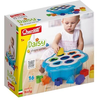 Quercetti 0242 Daisy Shape Sorter Sorting, Stapelen & Plugging Toys Quercetti 0242 Daisy Shape Sorter Sorting, Stapelen & Plugging Toys