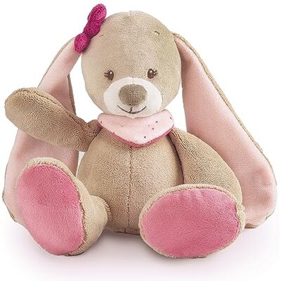 Nattou Knuffel van Nina het konijn, vriendje vanaf de geboorte, 30 cm, Nina, Jade & Lili, beige/roze, 987004 Nattou Knuffel van Nina het konijn, vriendje vanaf de geboorte, 30 cm, Nina, Jade & Lili, beige/roze, 987004